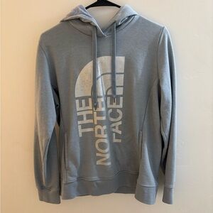 The North Face Gray Sweatshirt with Graphic Design